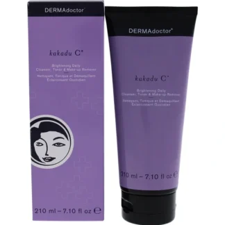 DERMAdoctor Kakadu C Brightening Daily by DERMAdoctor for Women - 7.10 oz Cleanser - Fresh Bloom Skin - Premium Skincare Solutions for Nourished, Hydrated, and Radiant Skin Every Day