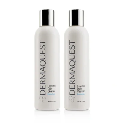 DermaQuest Essentials Daily Cleanser Duo Pack 2x177.4ml/6oz - Fresh Bloom Skin - Premium Skincare Solutions for Nourished, Hydrated, and Radiant Skin Every Day
