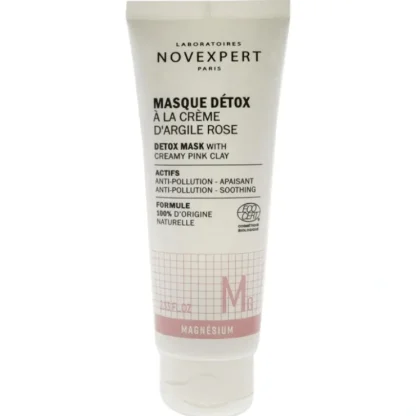 Detox Mask With Creamy Pink Clay by Novexpert for Unisex - 2.53 oz Mask - Fresh Bloom Skin - Premium Skincare Solutions for Nourished, Hydrated, and Radiant Skin Every Day