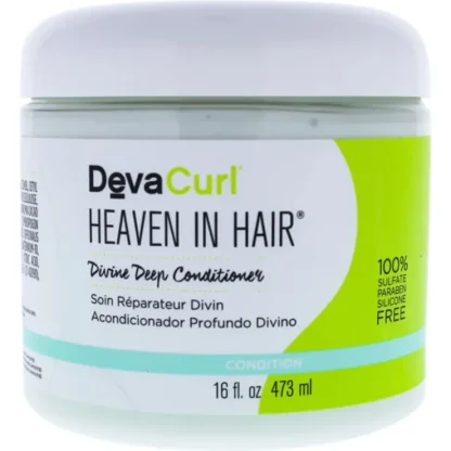 DevaCurl Heaven In Hair Intense Moisture Treatment by DevaCurl for Unisex - 16 oz Treatment - Fresh Bloom Skin - Premium Skincare Solutions for Nourished, Hydrated, and Radiant Skin Every Day