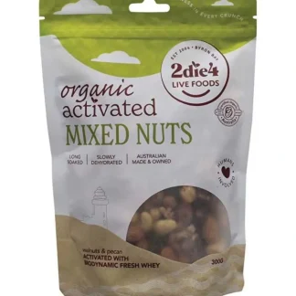 2die4 Live Foods Organic Activated Mixed Nuts with Fresh Whey 300g - Fresh Bloom Skin - Premium Skincare Solutions for Nourished, Hydrated, and Radiant Skin Every Day