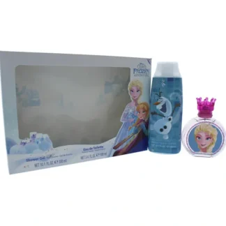 Disney Olafs Frozen Adventure by Disney for Kids - 2 Pc Gift Set 3.4oz EDT Spray, 10.1oz Shower Gel - Fresh Bloom Skin - Premium Skincare Solutions for Nourished, Hydrated, and Radiant Skin Every Day