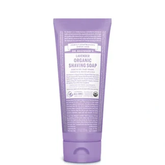Dr. Bronner's Organic Shaving Soap Lavender 207ml - Fresh Bloom Skin - Premium Skincare Solutions for Nourished, Hydrated, and Radiant Skin Every Day