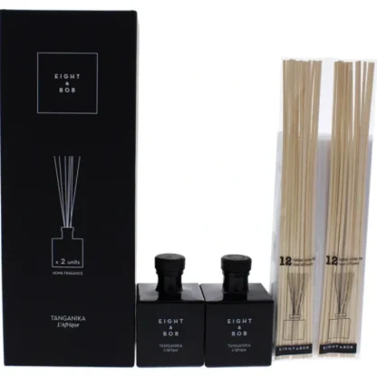 Eight and Bob Tanganika LAfrique by Eight and Bob for Unisex - 2 x 100 ml Diffuser - Fresh Bloom Skin - Premium Skincare Solutions for Nourished, Hydrated, and Radiant Skin Every Day