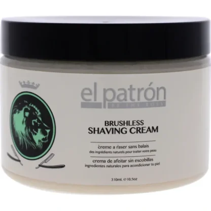 El Patron Shaving Cream by El Patron for Men - 10.5 oz Shaving Cream - Fresh Bloom Skin - Premium Skincare Solutions for Nourished, Hydrated, and Radiant Skin Every Day