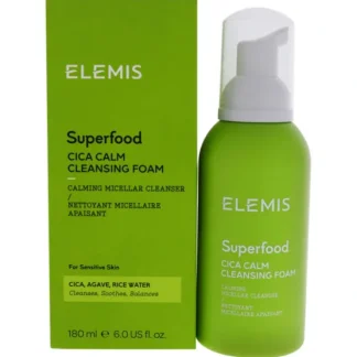 Elemis Superfood Cica Calm Cleansing Foam by Elemis for Women - 6 oz Cleanser - Fresh Bloom Skin - Premium Skincare Solutions for Nourished, Hydrated, and Radiant Skin Every Day