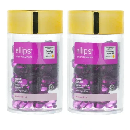 Ellips Hair Vitamin Oil - Nutri Color 2x50capsules - Fresh Bloom Skin - Premium Skincare Solutions for Nourished, Hydrated, and Radiant Skin Every Day