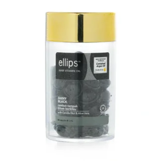 Ellips Hair Vitamin Oil - Shiny Black 50capsules x1ml - Fresh Bloom Skin - Premium Skincare Solutions for Nourished, Hydrated, and Radiant Skin Every Day