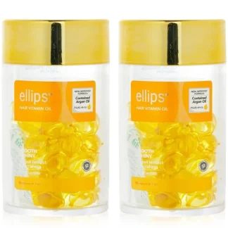 Ellips Hair Vitamin Oil - Smooth & Shiny Duo Set 2x50capsules - Fresh Bloom Skin - Premium Skincare Solutions for Nourished, Hydrated, and Radiant Skin Every Day