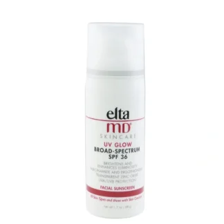 EltaMD UV Glow Facial Sunscreen SPF 36 48g/1.7oz - Fresh Bloom Skin - Premium Skincare Solutions for Nourished, Hydrated, and Radiant Skin Every Day
