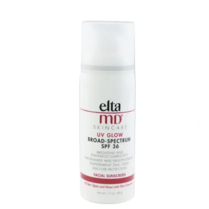 EltaMD UV Glow Facial Sunscreen SPF 36 48g/1.7oz - Fresh Bloom Skin - Premium Skincare Solutions for Nourished, Hydrated, and Radiant Skin Every Day