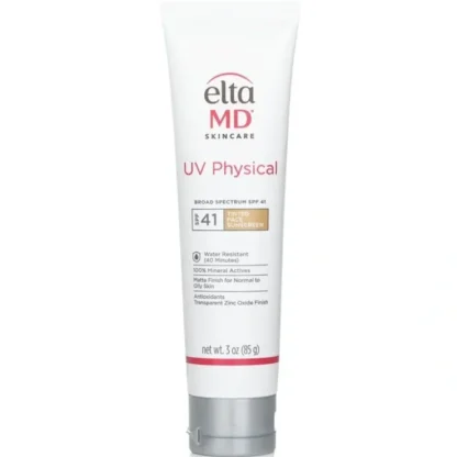 EltaMD UV Physical Water-Resistant Facial Sunscreen SPF 41 (Tinted) - For Normal to Oily Skin 85g/3oz - Fresh Bloom Skin - Premium Skincare Solutions for Nourished, Hydrated, and Radiant Skin Every Day