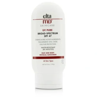 EltaMD UV Pure Water-Resistant Face & Body Physical Sunscreen SPF 47 114g/4oz - Fresh Bloom Skin - Premium Skincare Solutions for Nourished, Hydrated, and Radiant Skin Every Day