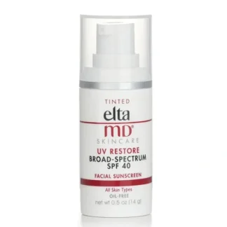 EltaMD UV Restore Physical Facial Sunscreen SPF 40 - Tinted (Miniature) 14g/0.5oz - Fresh Bloom Skin - Premium Skincare Solutions for Nourished, Hydrated, and Radiant Skin Every Day