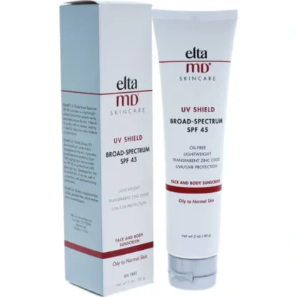 EltaMD UV Shield Face and Body Sunscreen SPF 45 by EltaMD for Unisex - 3 oz Sunscreen - Fresh Bloom Skin - Premium Skincare Solutions for Nourished, Hydrated, and Radiant Skin Every Day