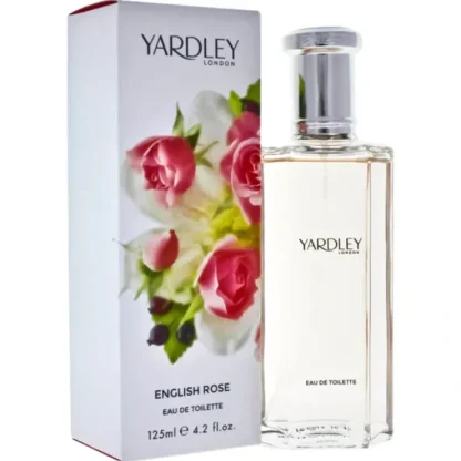 English Rose by Yardley London for Women - 4.2 oz EDT Spray - Fresh Bloom Skin - Premium Skincare Solutions for Nourished, Hydrated, and Radiant Skin Every Day
