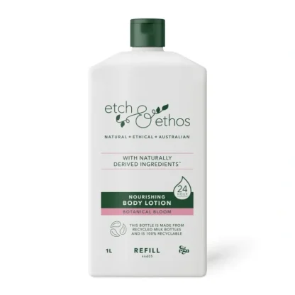 Etch&Ethos Nourishing Body Lotion 1L - Botanical Bloom - Fresh Bloom Skin - Premium Skincare Solutions for Nourished, Hydrated, and Radiant Skin Every Day