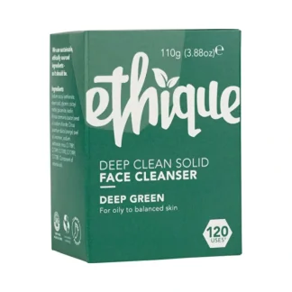 Ethique Solid Face Cleanser Bar Deep Green 100g - Fresh Bloom Skin - Premium Skincare Solutions for Nourished, Hydrated, and Radiant Skin Every Day