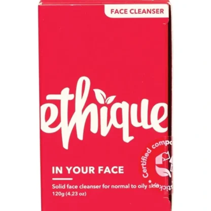 Ethique Solid Face Cleanser Bar In Your Face 120g - Fresh Bloom Skin - Premium Skincare Solutions for Nourished, Hydrated, and Radiant Skin Every Day