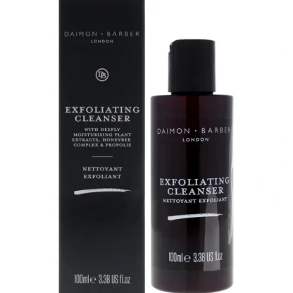 Exfoliating Cleanser by Daimon Barber for Men - 3.38 oz Cleanser - Fresh Bloom Skin - Premium Skincare Solutions for Nourished, Hydrated, and Radiant Skin Every Day