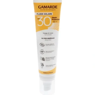 Face and Body Sun Fluid SPF 30 by Gamarde for Women - 3.38 oz Sunscreen - Fresh Bloom Skin - Premium Skincare Solutions for Nourished, Hydrated, and Radiant Skin Every Day