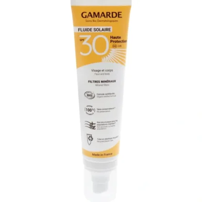 Face and Body Sun Fluid SPF 30 by Gamarde for Women - 3.38 oz Sunscreen - Fresh Bloom Skin - Premium Skincare Solutions for Nourished, Hydrated, and Radiant Skin Every Day
