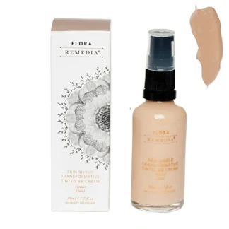 Flora Remedia Skin Shield Transformative Tinted BB Cream Biscuit (Tan) 50ml - Fresh Bloom Skin - Premium Skincare Solutions for Nourished, Hydrated, and Radiant Skin Every Day