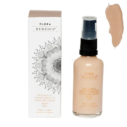 Flora Remedia Skin Shield Transformative Tinted BB Cream Biscuit (Tan) 50ml - Fresh Bloom Skin - Premium Skincare Solutions for Nourished, Hydrated, and Radiant Skin Every Day