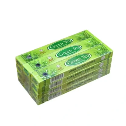 flute Wardrobe Fragrance- ? GREEN TEA - Long Dhoop Sticks -12 Boxes Set 12 boxes set - Fresh Bloom Skin - Premium Skincare Solutions for Nourished, Hydrated, and Radiant Skin Every Day