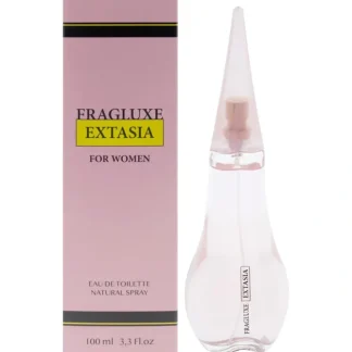 Fragluxe Extasia by Fragluxe for Women - 3.3 oz EDT Spray - Fresh Bloom Skin - Premium Skincare Solutions for Nourished, Hydrated, and Radiant Skin Every Day