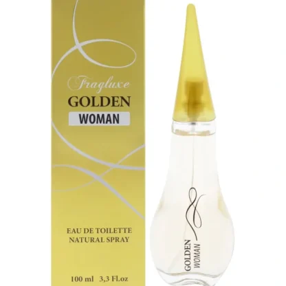 Fragluxe Golden Woman by Fragluxe for Women - 3.3 oz EDT Spray - Fresh Bloom Skin - Premium Skincare Solutions for Nourished, Hydrated, and Radiant Skin Every Day