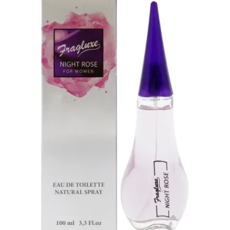 Fragluxe Night Rose by Fragluxe for Women - 3.3 oz EDT Spray - Fresh Bloom Skin - Premium Skincare Solutions for Nourished, Hydrated, and Radiant Skin Every Day
