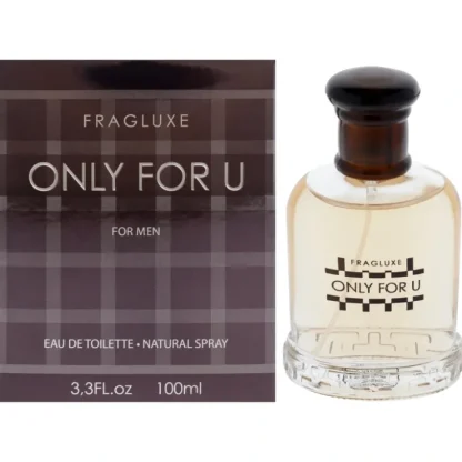 Fragluxe Only For U by Fragluxe for Men - 3.3 oz EDT Spray - Fresh Bloom Skin - Premium Skincare Solutions for Nourished, Hydrated, and Radiant Skin Every Day