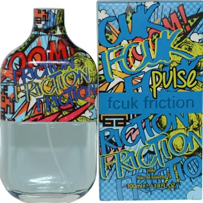 French Connection UK Fcuk Friction Pulse Eau De Toilette Spray 100ml/3.4oz - Fresh Bloom Skin - Premium Skincare Solutions for Nourished, Hydrated, and Radiant Skin Every Day