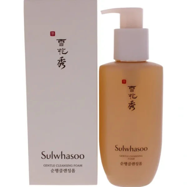 Gentle Cleansing Foam by Sulwhasoo for Women - 6.76 oz Cleanser - Fresh Bloom Skin - Premium Skincare Solutions for Nourished, Hydrated, and Radiant Skin Every Day