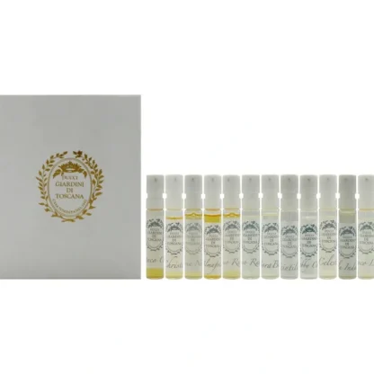 Giardini Di Toscana Discovery Set by Giardini Di Toscana for Unisex - 12 Pc Mini Gift Set 0.06oz Almafolia EDP Spray, 0.06oz Bianco Latte EDP Spray, 0.06oz Bianco Oro EDP Spray, 0.06oz Blu Indaco EDP Spray, 0.06oz Borabora EDP Spray, 0.06oz Celeste EDP Sp - Fresh Bloom Skin - Premium Skincare Solutions for Nourished, Hydrated, and Radiant Skin Every Day