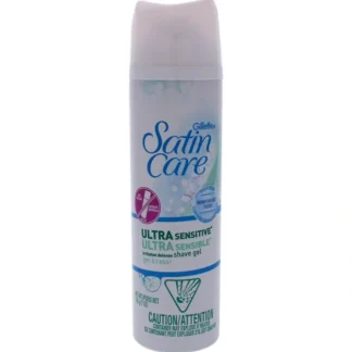Gillette Satin Care Ultra Sensitive by Gillette for Women - 7 oz Shave Gel - Fresh Bloom Skin - Premium Skincare Solutions for Nourished, Hydrated, and Radiant Skin Every Day