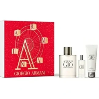 Giorgio Armani Acqua Di Gio 3pc Men Gift Set - Eau De Toilette & 15ml Eau De Toilette & 75ml Shower Gel 100ml - Fresh Bloom Skin - Premium Skincare Solutions for Nourished, Hydrated, and Radiant Skin Every Day