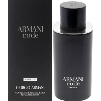 Giorgio Armani Armani Code by Giorgio Armani for Men - 4.2 oz Parfum Spray (Refillable) - Fresh Bloom Skin - Premium Skincare Solutions for Nourished, Hydrated, and Radiant Skin Every Day
