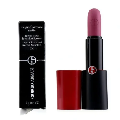 Giorgio Armani Rouge D'Armani Matte Intense Matte & Comfort Lipcolor - # 502 Kimono (Box Slightly Damaged) 4g/0.14oz - Fresh Bloom Skin - Premium Skincare Solutions for Nourished, Hydrated, and Radiant Skin Every Day