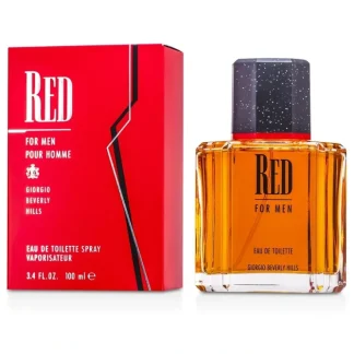Giorgio Beverly Hills Red Eau De Toilette Spray 100ml/3.4oz - Fresh Bloom Skin - Premium Skincare Solutions for Nourished, Hydrated, and Radiant Skin Every Day