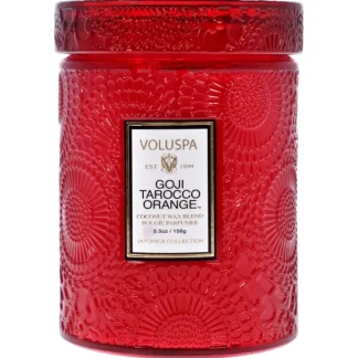 Goji Tarocco Orange - Small by Voluspa for Unisex - 5.5 oz Candle - Fresh Bloom Skin - Premium Skincare Solutions for Nourished, Hydrated, and Radiant Skin Every Day