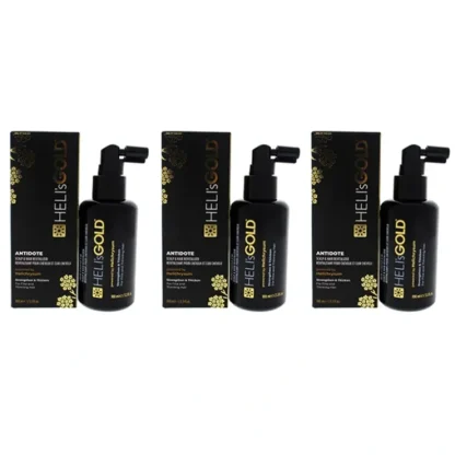 Helis Gold Antidote Scalp and Hair Revitalizer by Helis Gold for Unisex - 3.3 oz Treatment - Pack of 3 - Fresh Bloom Skin - Premium Skincare Solutions for Nourished, Hydrated, and Radiant Skin Every Day