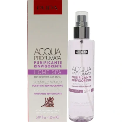Home Spa Purifying and Rinvigorating Scented Water -Bladderwrack Extract by Pupa Milano for Unisex - 5.07 oz Body Mist - Fresh Bloom Skin - Premium Skincare Solutions for Nourished, Hydrated, and Radiant Skin Every Day