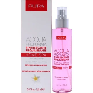 Home Spa Refreshing Rebalancing Scented Water - 007 Tiare Extract by Pupa Milano for Unisex - 5.07 oz Body Mist - Fresh Bloom Skin - Premium Skincare Solutions for Nourished, Hydrated, and Radiant Skin Every Day