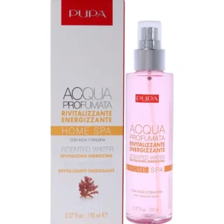 Home Spa Revitalizing Energizing Scented Water - 004 Coralline Algae by Pupa Milano for Unisex - 5.07 oz Body Mist - Fresh Bloom Skin - Premium Skincare Solutions for Nourished, Hydrated, and Radiant Skin Every Day
