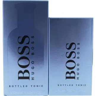 Hugo Boss Boss Bottled Tonic by Hugo Boss for Men - 2 Pc Gift Set 3.3oz EDT Spray, 8ml EDT Spray - Fresh Bloom Skin - Premium Skincare Solutions for Nourished, Hydrated, and Radiant Skin Every Day