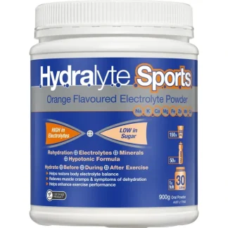Hydralyte Sports Orange Powder 900g - Fresh Bloom Skin - Premium Skincare Solutions for Nourished, Hydrated, and Radiant Skin Every Day