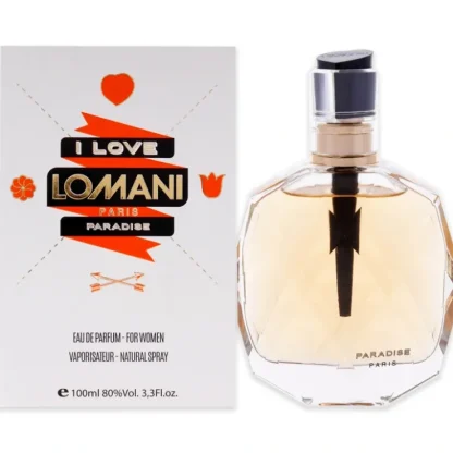 I Love Lomani Paradise by Lomani for Women - 3.4 EDP Spray - Fresh Bloom Skin - Premium Skincare Solutions for Nourished, Hydrated, and Radiant Skin Every Day