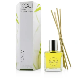 iKOU Aromacology Diffuser Reeds - Calm (Lemongrass & Lime - 9 months supply) 175ml - Fresh Bloom Skin - Premium Skincare Solutions for Nourished, Hydrated, and Radiant Skin Every Day